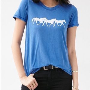 Urban Outfitters TMD Horses Running T-Shirt